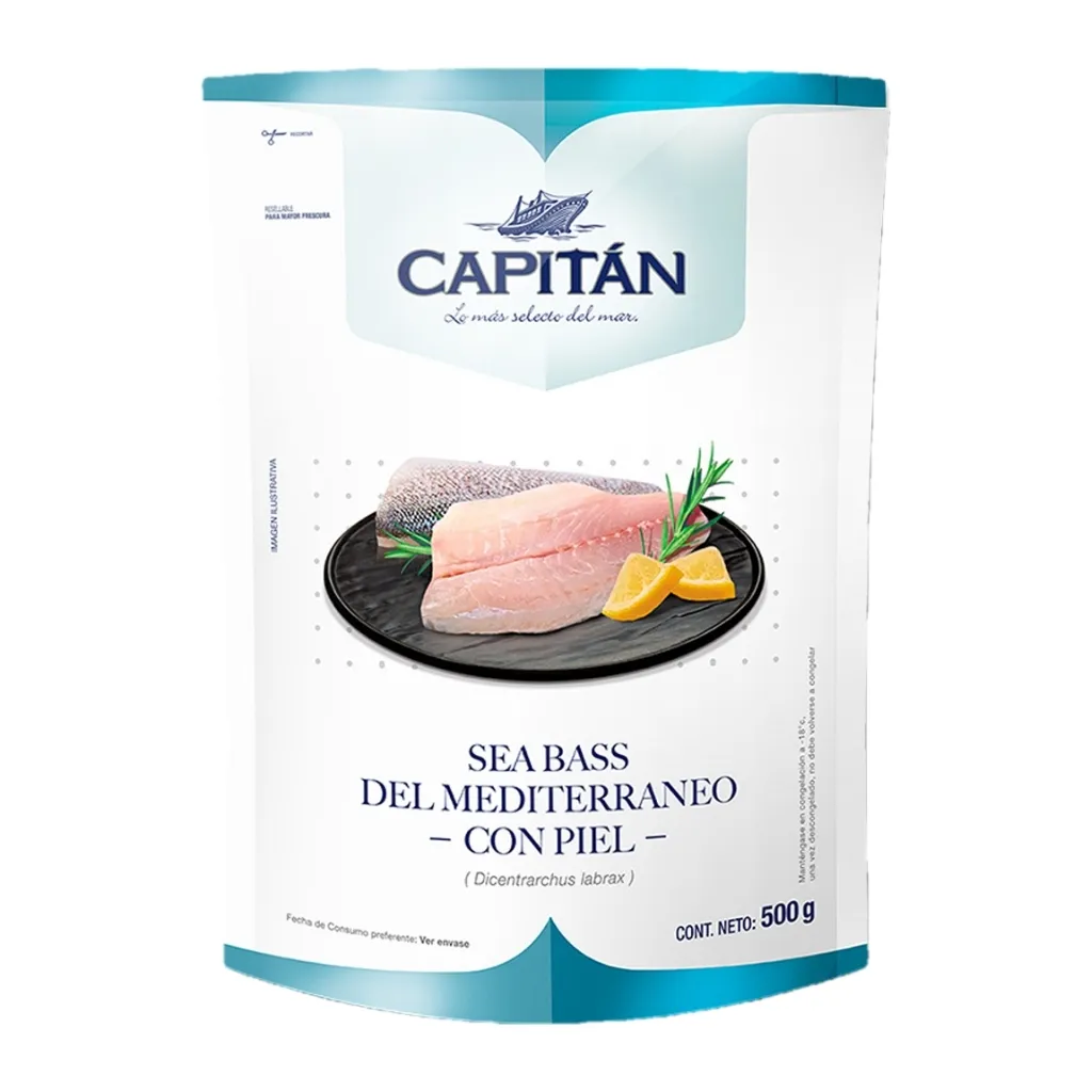 Filete de Seabass (Lubina) Congelado
